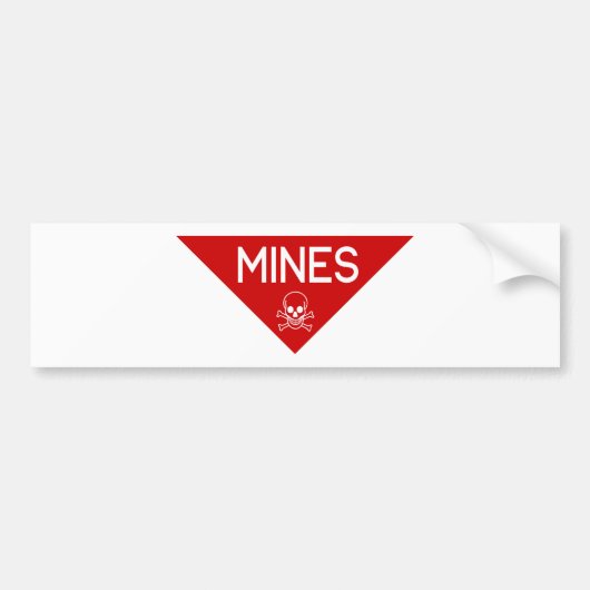 MINENZEICHEN | UNTERZEICHNUNG | SYMBOL AUTOAUFKLEBER (Vorne)