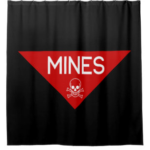 MINENZEICHEN UNTERZEICHNUNG SYMBOL DUSCHVORHANG