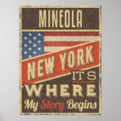 Mineola New York Poster (Vorne)