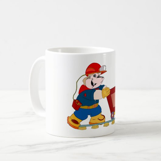 Miner Kaffeetasse (Vorderseite Links)