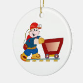 Miner Keramikornament (Links)
