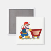Miner Magnet (Vorderseite/Rückseite)