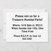 Miner Miner Treasure FIunder Einladung (Rückseite)