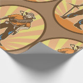 Miner Prospector Geschenkpapier (Ecke)