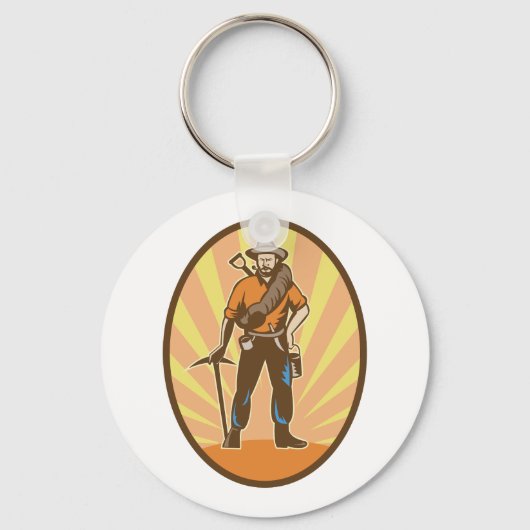 Miner Prospector Schlüsselanhänger (Rückseite)