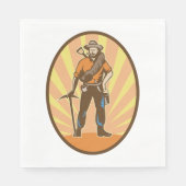 Miner Prospector Serviette (Vorderseite)
