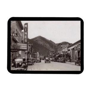 Miner St., Idaho Springs, Colorado Vintage Magnet