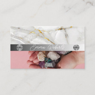 Mineral Amethyst Crystal Quarz Texture Business C Visitenkarte