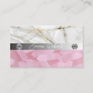 Mineral Amethyst Kristall Quarz Textur Business C Visitenkarte