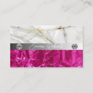 Mineral Amethyst Kristall Quarz Textur Visitenkarte