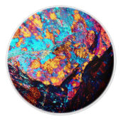 Mineral-Chalcopyritstein Keramikknauf (Vorderseite)