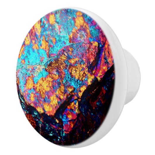 Mineral-Chalcopyritstein Keramikknauf (Rechts)