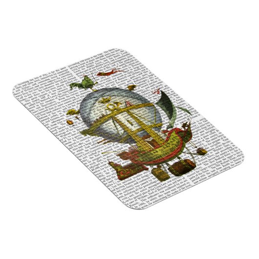 Mineral Hot Air Ballon Magnet (Rechte Seite)