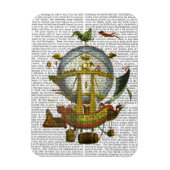 Mineral Hot Air Ballon Magnet (Vertikal)