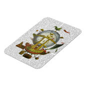 Mineral Hot Air Ballon Magnet (Linke Seite)