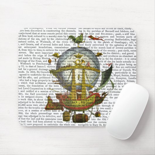 Mineral Hot Air Ballon Mousepad (Mit Mouse)