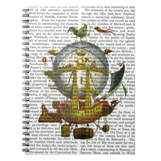 Mineral Hot Air Ballon Notizblock (Vorderseite)