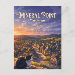 Mineral Point, Wisconsin USA Postkarte