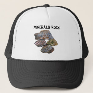 Mineral Rock Sammler Funny Hat Truckerkappe