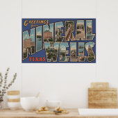 Mineral Wells, Texas - Große Briefszenen Poster (Küche)