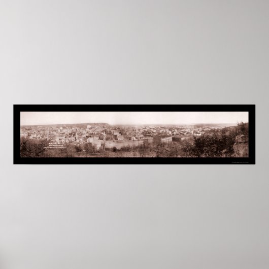Mineral Wells TX Scene Foto 1906 Poster (Vorne)