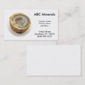 Mineralgeschäfts-Visitenkarte Visitenkarte (Vorne/Hinten)
