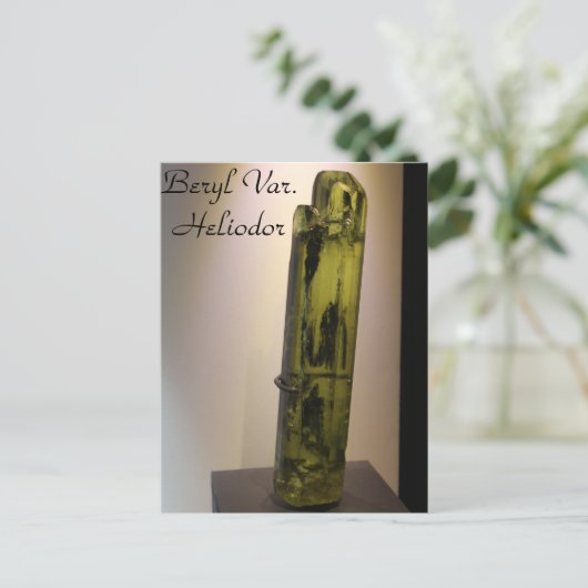 Mineralien & Gems # 156 Postkarte (Stehend Vorderseite)