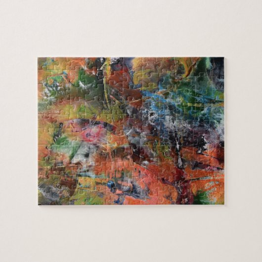 Mineralien in den Felsen Puzzle (Horizontal)