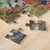 Mineralien in den Felsen Puzzle (Seite)