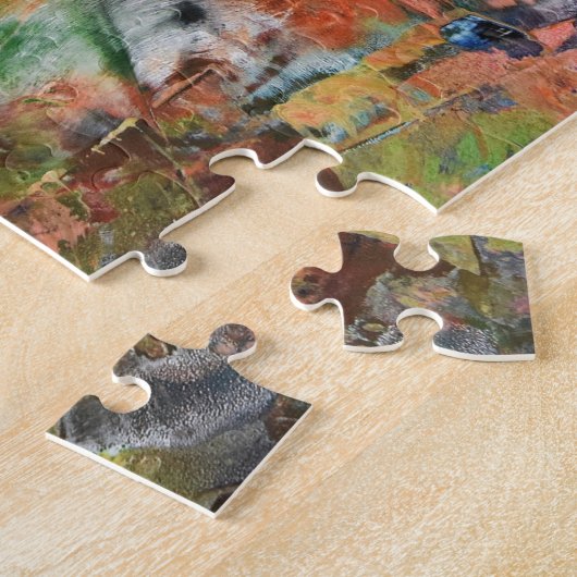 Mineralien in den Felsen Puzzle (Seite)