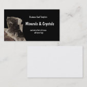 Mineralien und Quarz-Kristalle Visitenkarte (Vorne/Hinten)