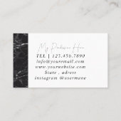 Mineralischer Lila Amethyst Kristallquartz Texturb Visitenkarte (Rückseite)