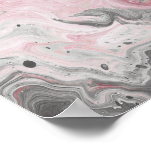 Mineralischwasser Poster (Ecke)