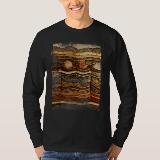 Minerals Gems and Crystals Rock Collecting Geology T-Shirt (Vorderseite)