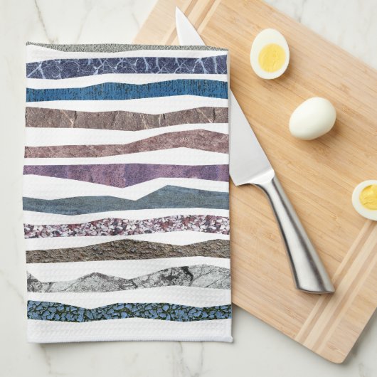 Mineralstreifen Küchentuch (Viertel Falte)