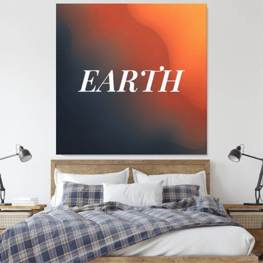 Mineralvene - Bio Erdung Leinwanddruck (Insitu (Schlafzimmer))