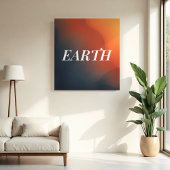 Mineralvene - Bio Erdung Leinwanddruck