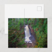 Minerfälle, Pictured Rocks Nat'l Lakeshore, MI Postkarte (Vorne/Hinten)