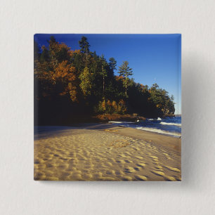 Miners Beach im Pictured Rocks National Button