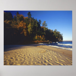 Miners Beach im Pictured Rocks National Poster