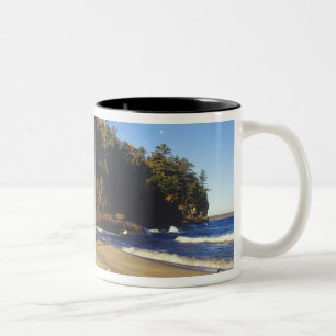 Miners Beach im Pictured Rocks National Zweifarbige Tasse