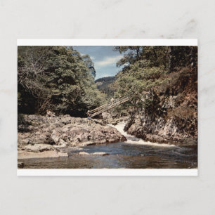 Miners Bridge Betws y Coed Antike Flussansicht Postkarte