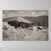 Miner's Shack - Comet Ghost Mine - Montana Poster (Vorne)