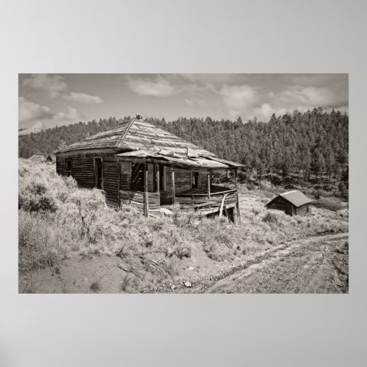 Miner's Shack - Comet Ghost Mine - Montana Poster (Vorne)