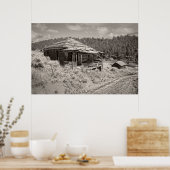 Miner's Shack - Comet Ghost Mine - Montana Poster (Küche)