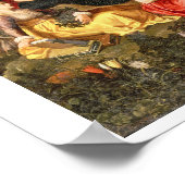 Minerva Besuch der Mäuse auf dem Helikon des Berge Poster (Ecke)