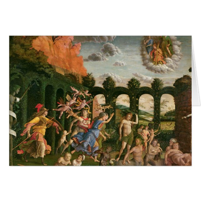 Minerva, der die Laster jagt (Vorderseite (Horizontal))