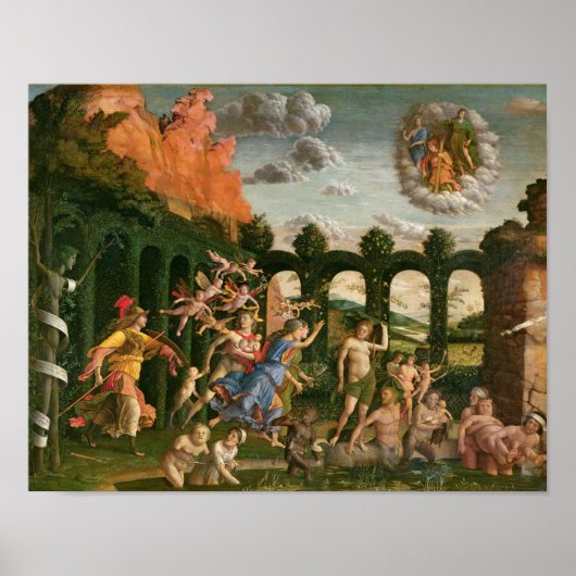 Minerva die Gesichtsjagd Poster (Vorne)