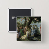 Minerva mit den Musen Button (Vorne & Hinten)