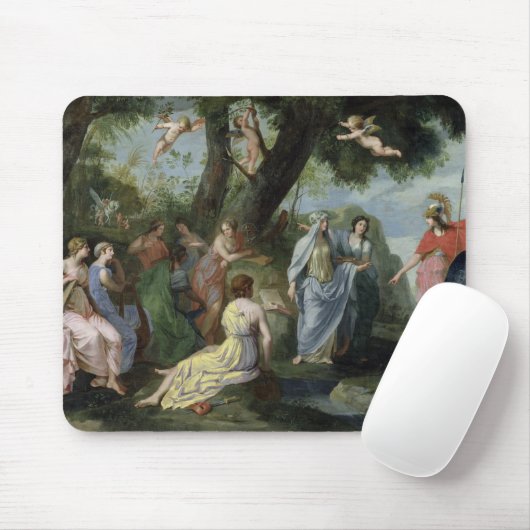 Minerva mit den Musen Mousepad (Mit Mouse)